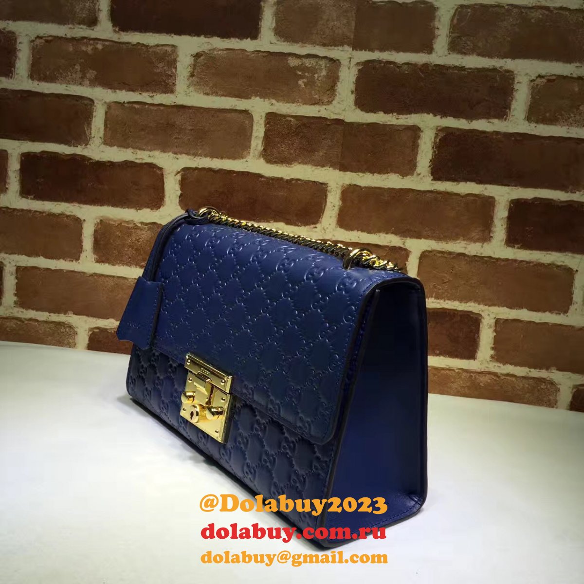 replica 7 star G*u*i padlock medium gg shoulder 409486 bag