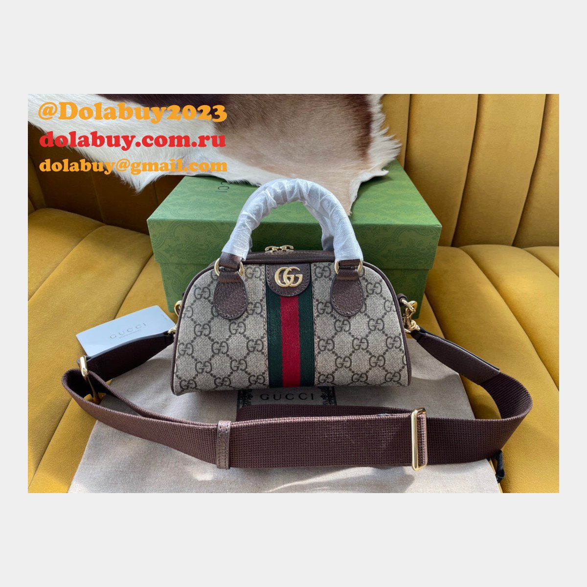 G*u*i aaa+ ophidia 724606 fashion gg top handle bag