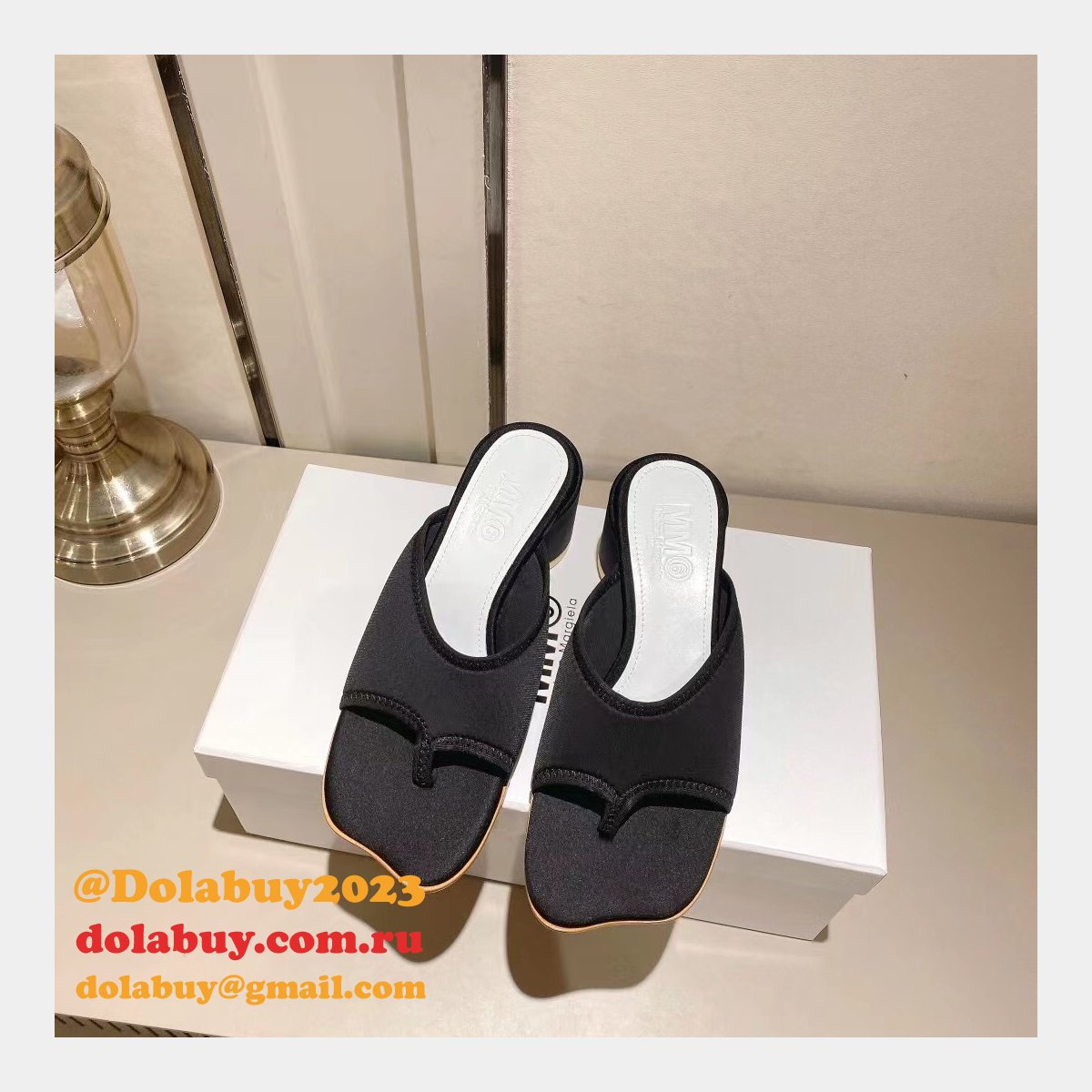best deals dolabuy replica ma*s*n Ma*i*la mm6 flip flops products