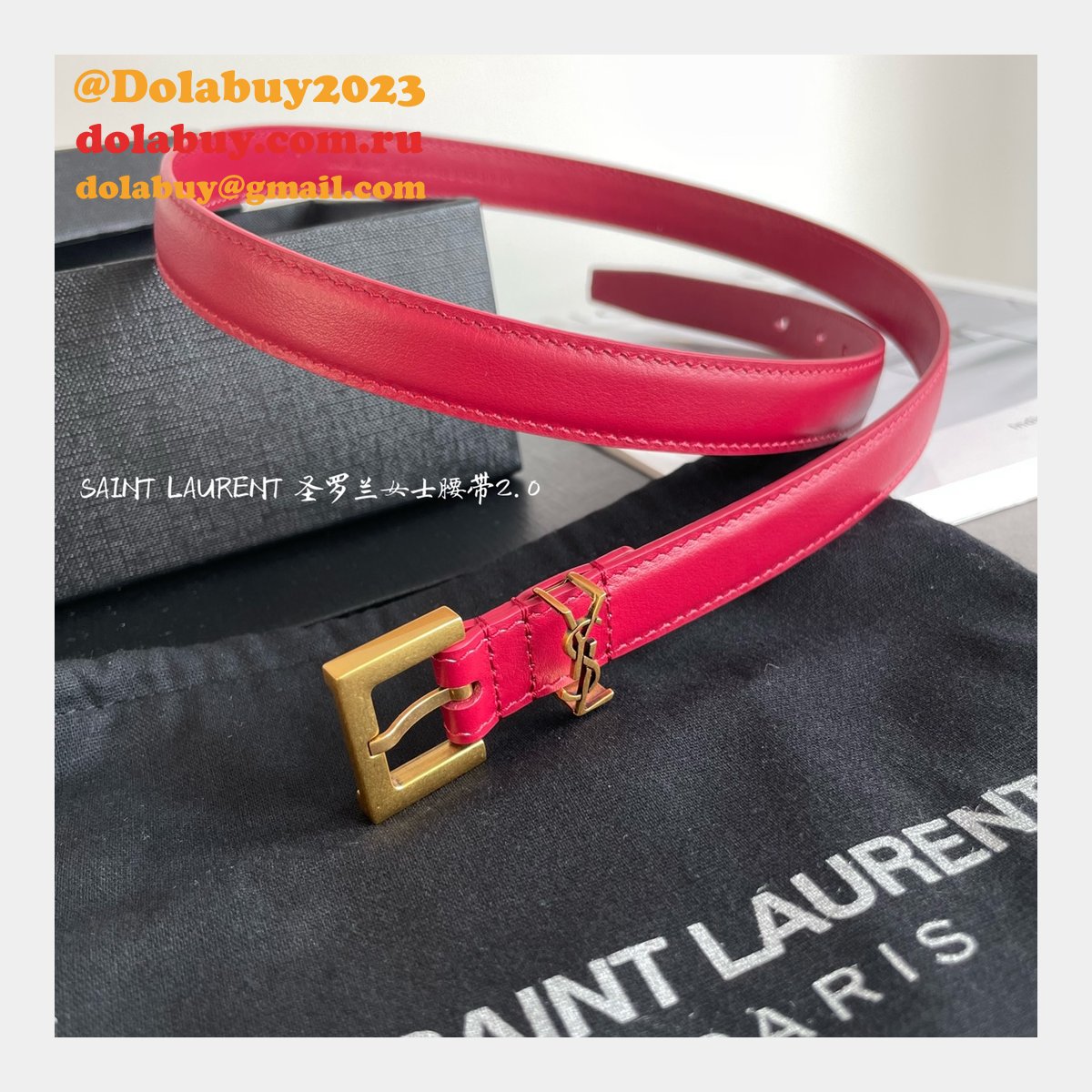 7 star best Sa1nt Lau*nt replicas belt for sale 20mm/30mm