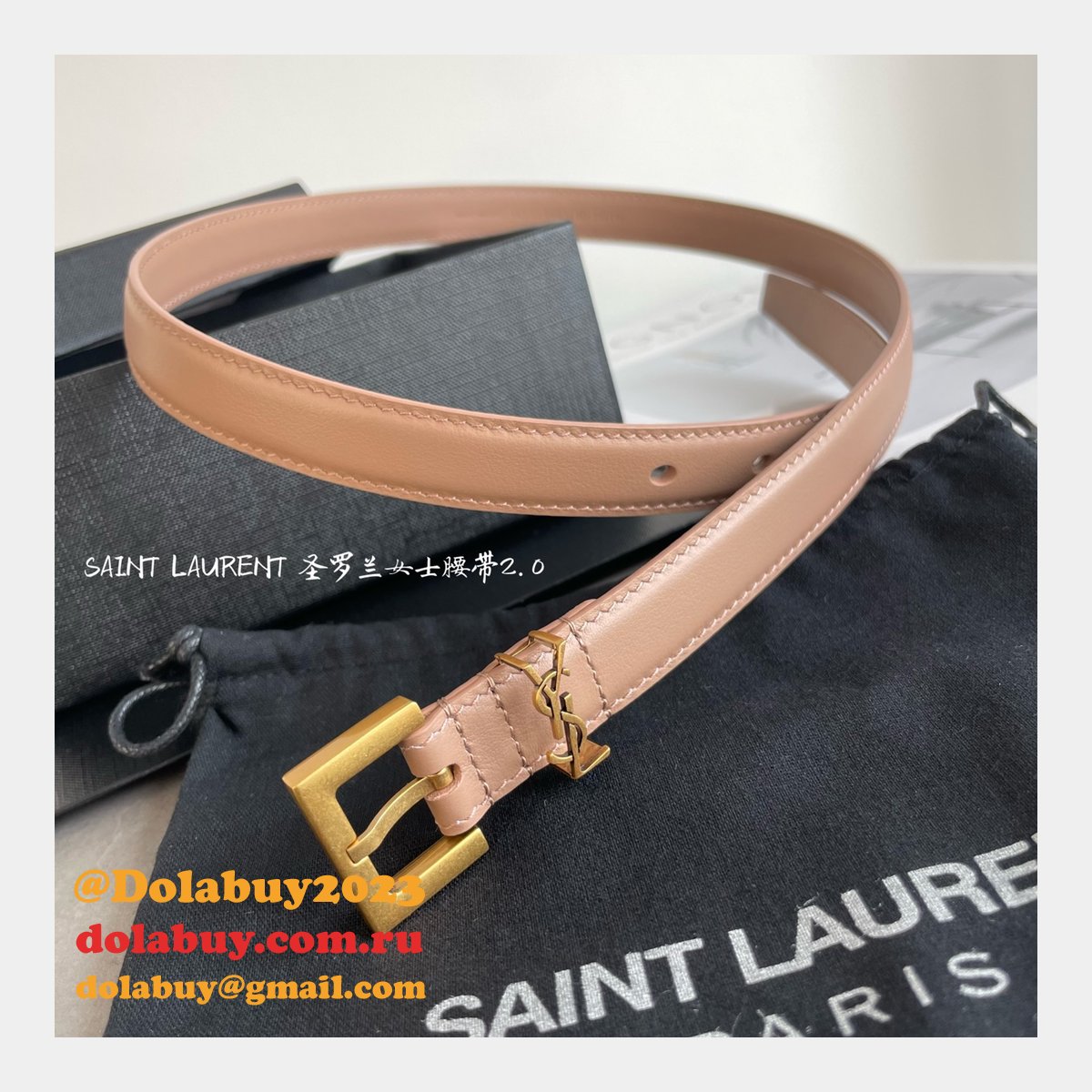 7 star best Sa1nt Lau*nt replicas belt for sale 20mm/30mm