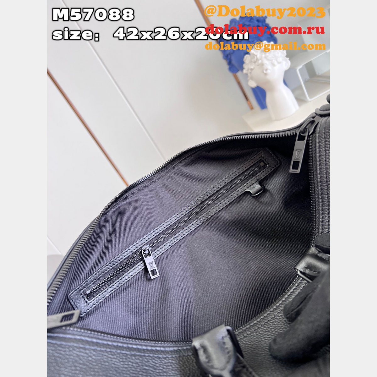 Keepall Replica Louis Vuitton M21420/M57088 Bandouliere 42/50 Travel Bag