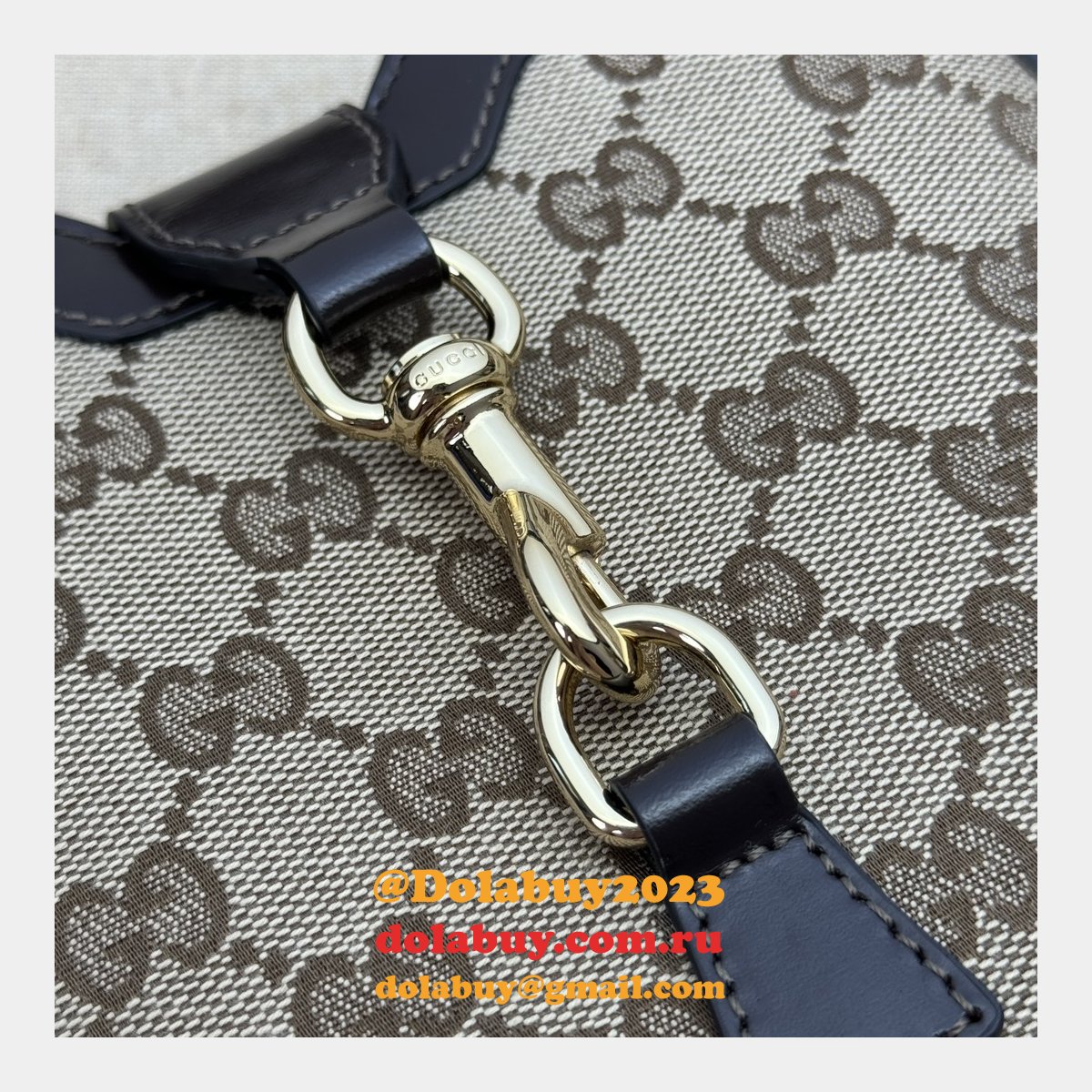 original gg small 782919 G*u*i designer fake bucket bag
