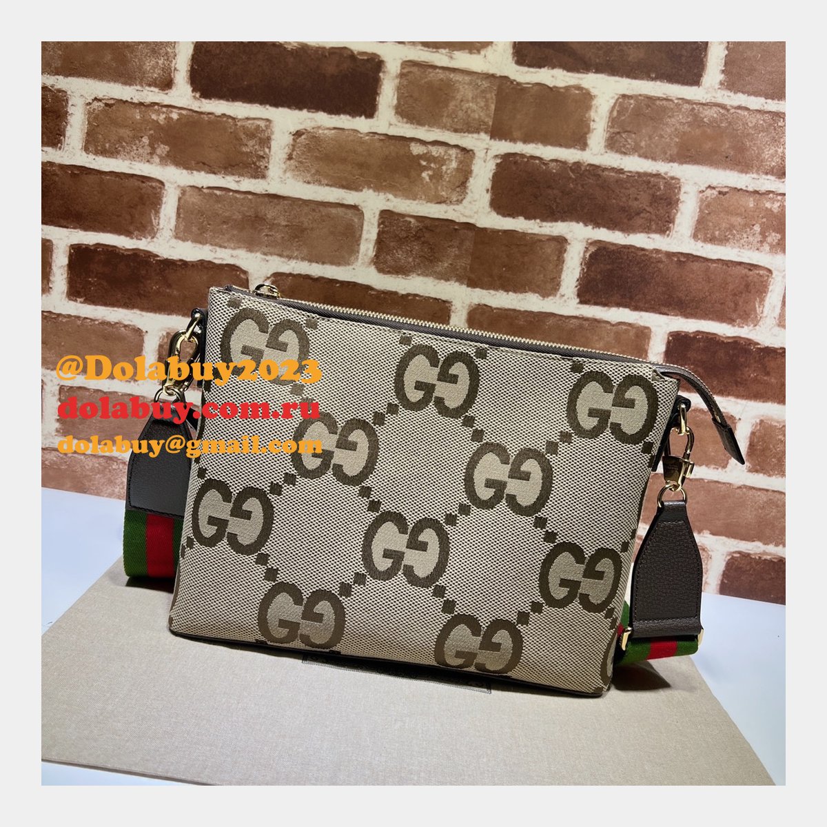 the highest quality fake G*u*i 699130 jumbo gg messenger bag