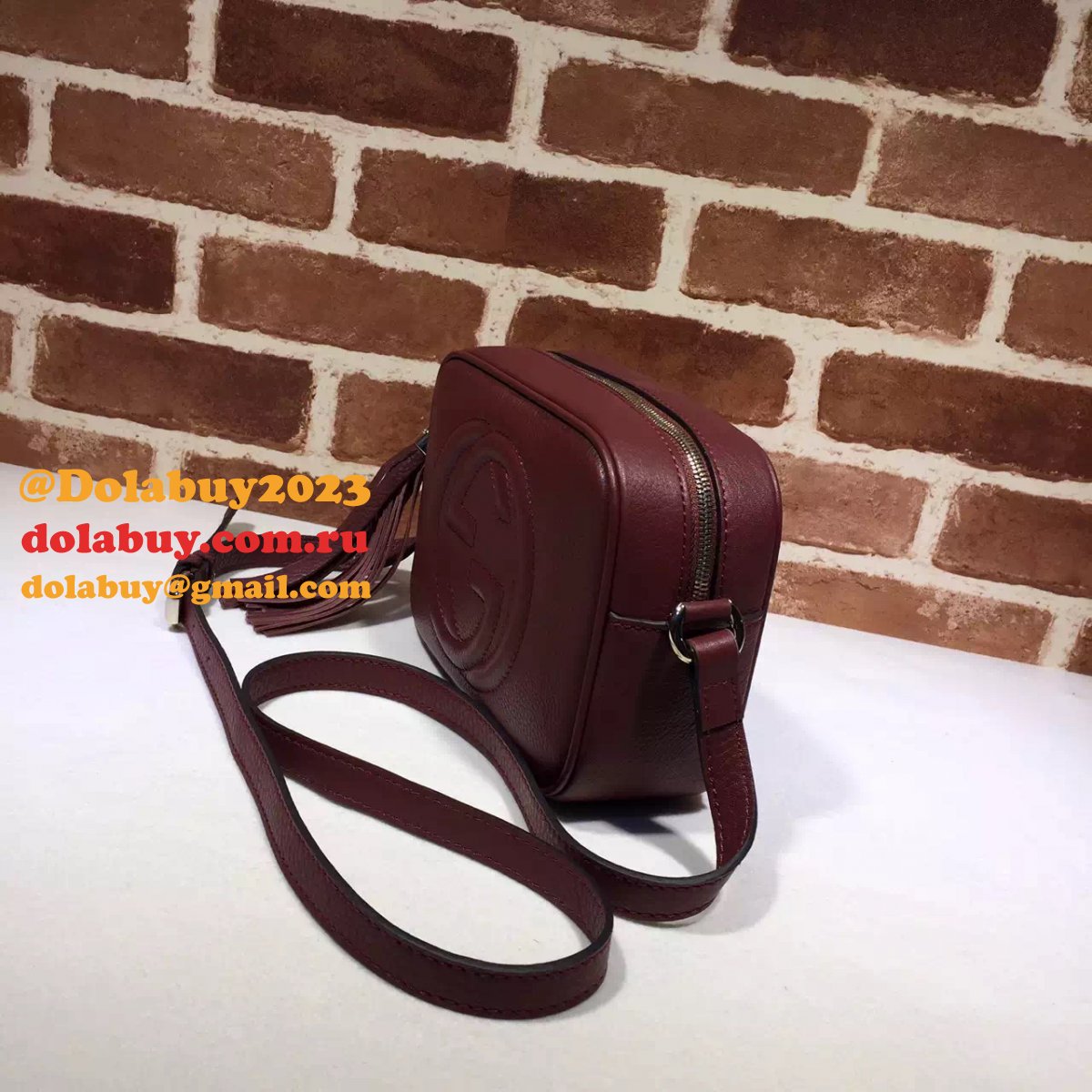 aaa+ G*u*i replicas soho small leather disco 308364 bag