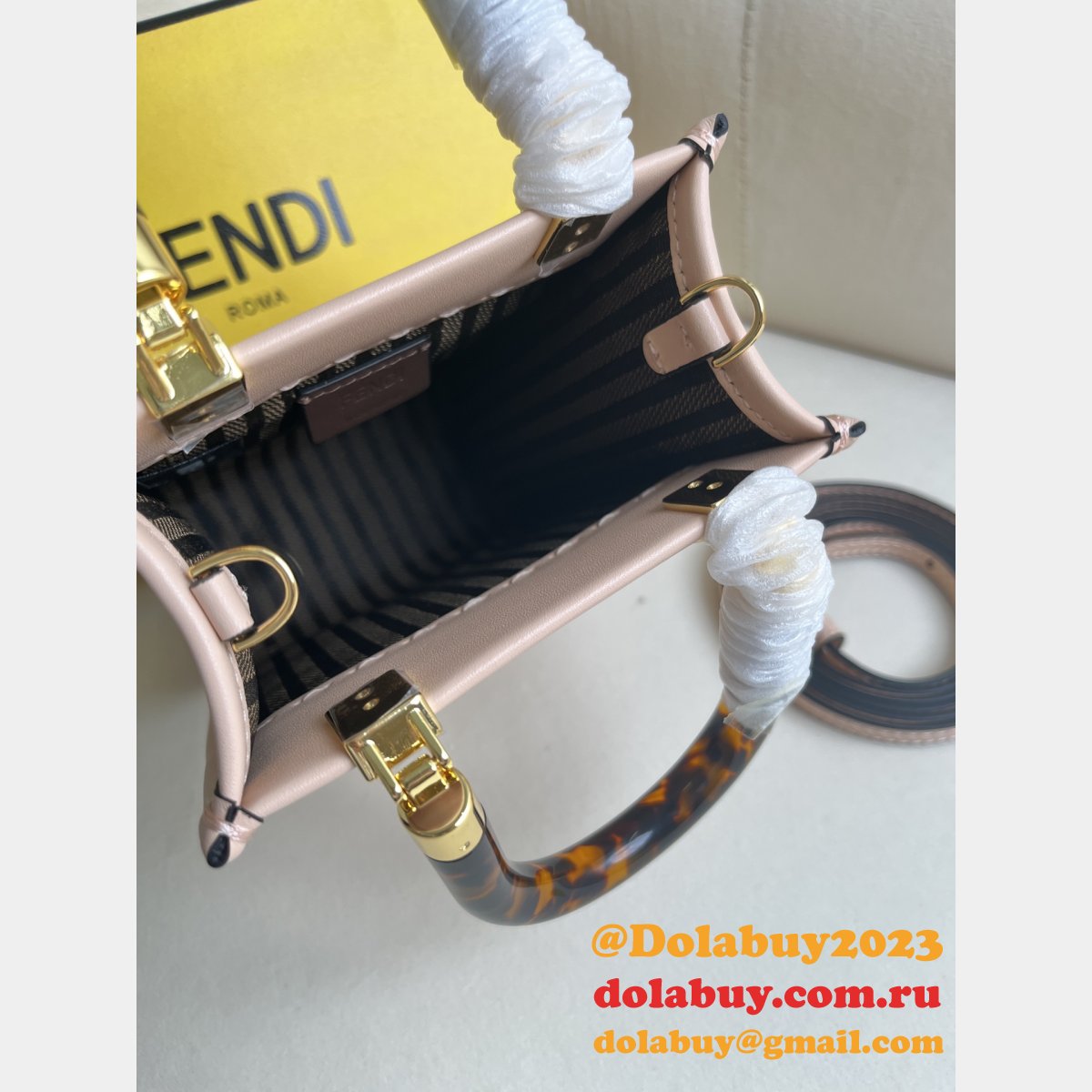 7 star F**di roma sunshine mini handbag