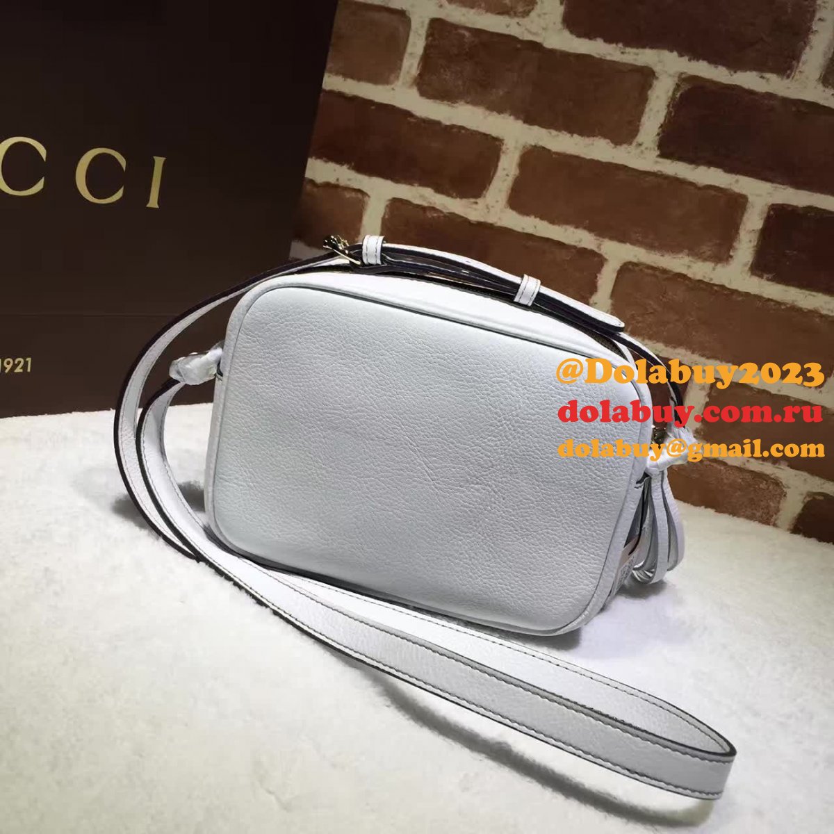 aaa+ G*u*i replicas soho small leather disco 308364 bag