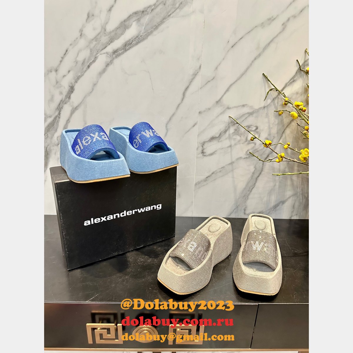 Replica High Quality Alexander Wang Loguo Shoes