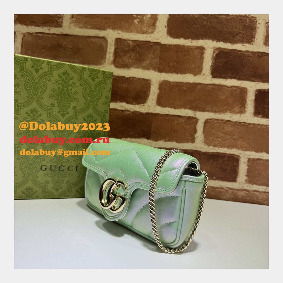 perfect 476433 gg marmont super G*u*i 7 star inspired bag