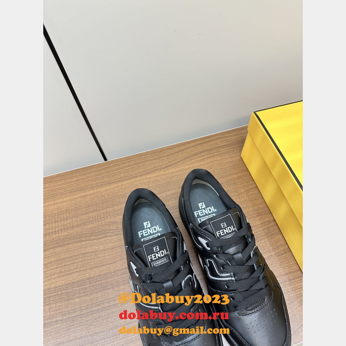 F**di match low-top sneakers