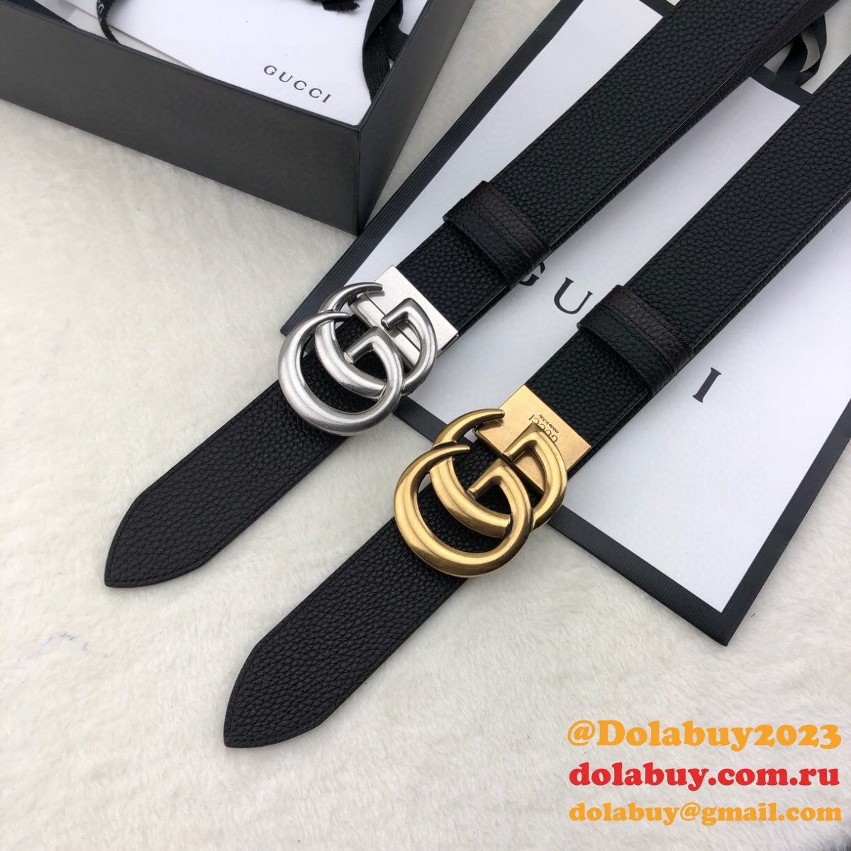 luxury G*u*i 38mm double g shop the new replica black belts