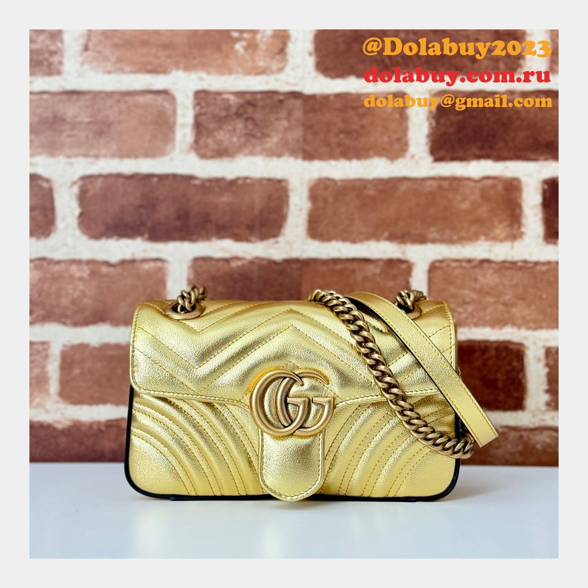 luxury G*u*i gg marmont 476433/446744/443497 replica high-quality bag