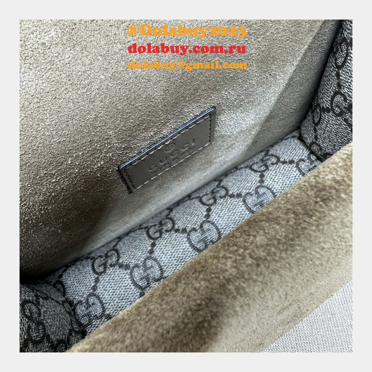 dionysus top handle G*u*i 1:1 mirror 752029 replicas bag