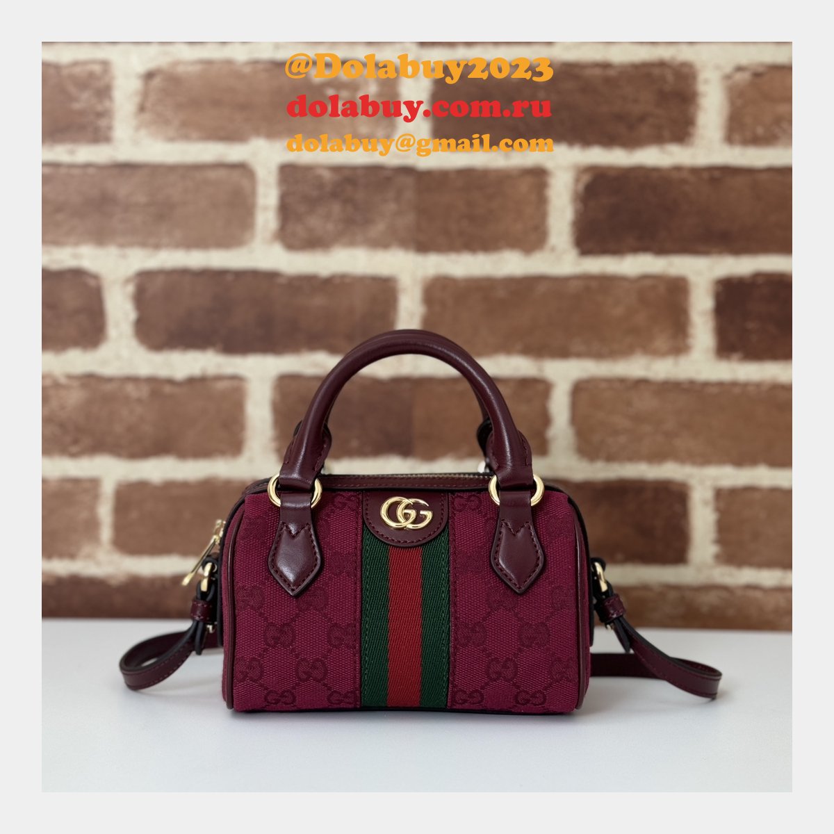 G*u*i knockoff 781490 ophidia super ebony supreme bag