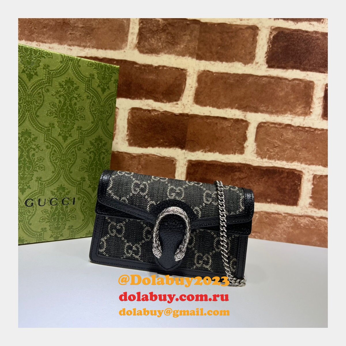 G*u*i mirror copy luxury 476432 dionysus gg super mini bag