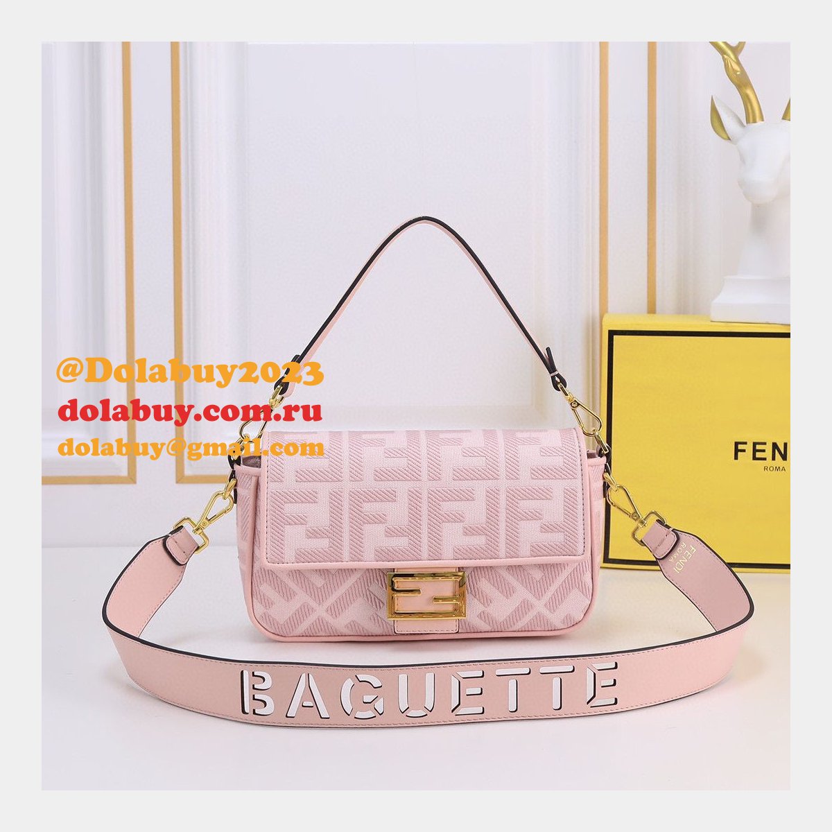 F**di baguette luxury replicad bag