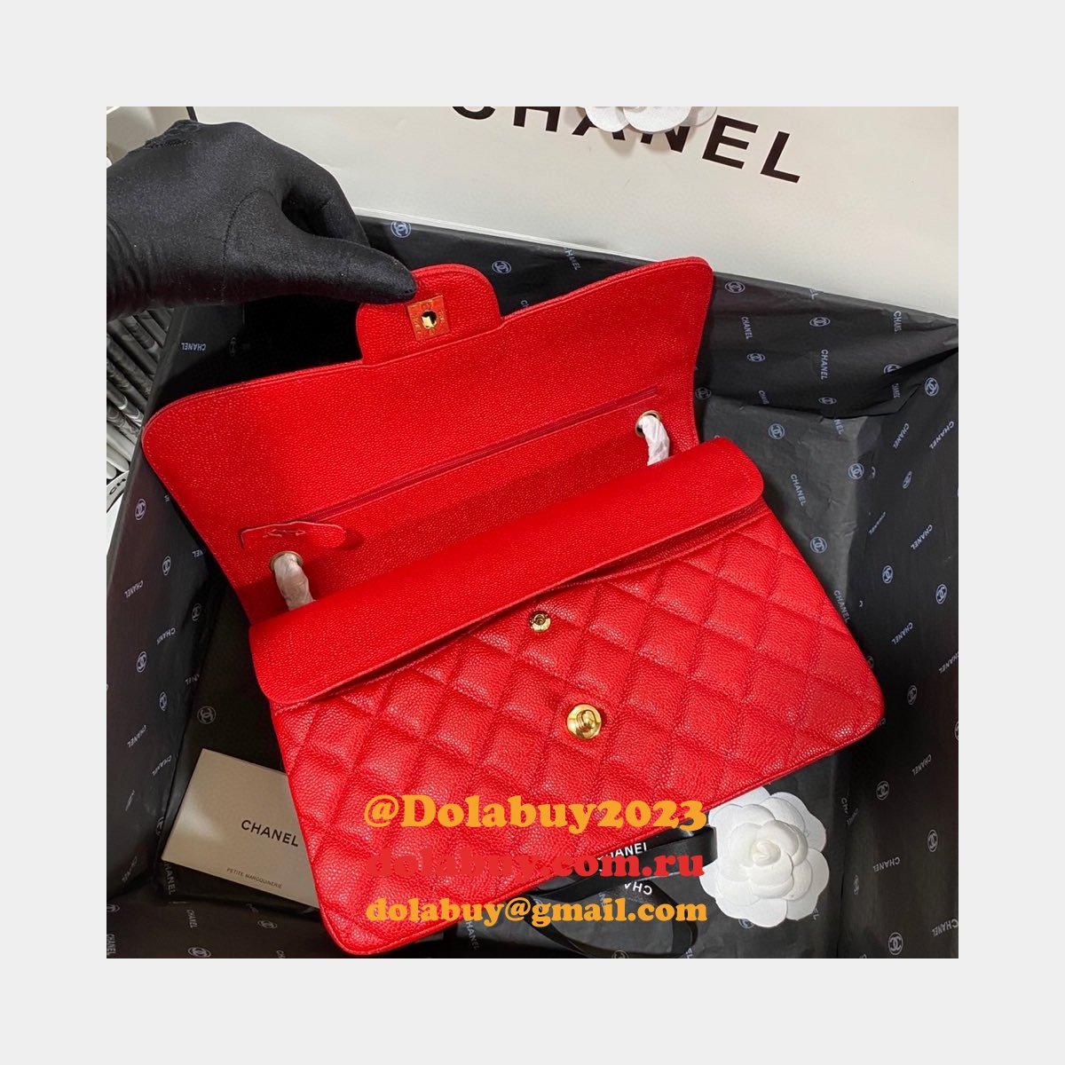 High Quality CC CF Classic Flap Jumbo Bags 30CM on Sale
