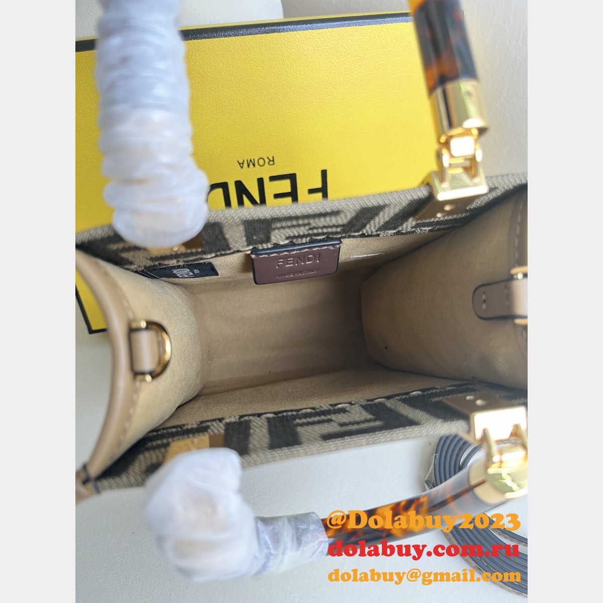 7 star F**di roma sunshine mini handbag