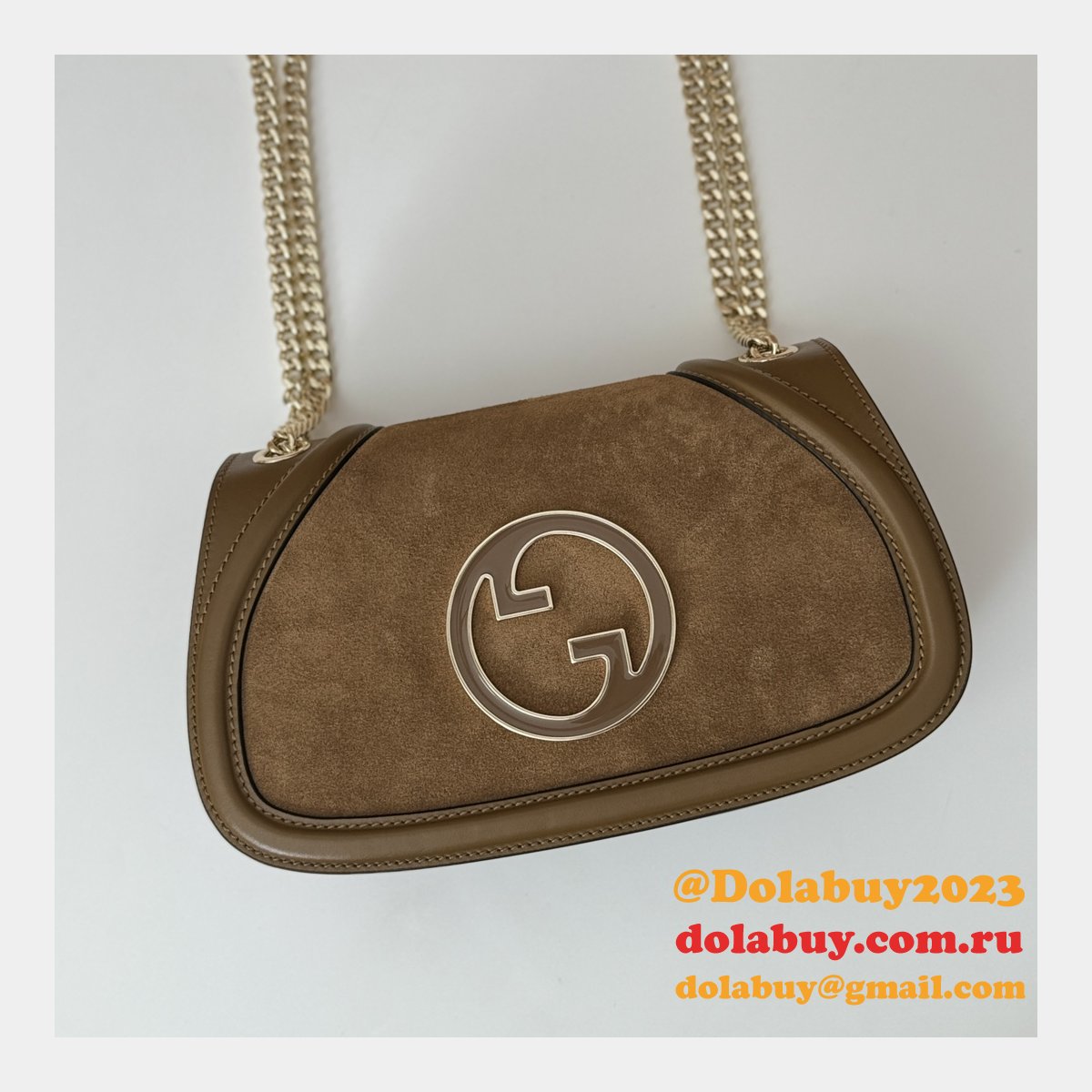 G*u*i replicas 815715 blondie chain shoulder 1:1 mirror bag