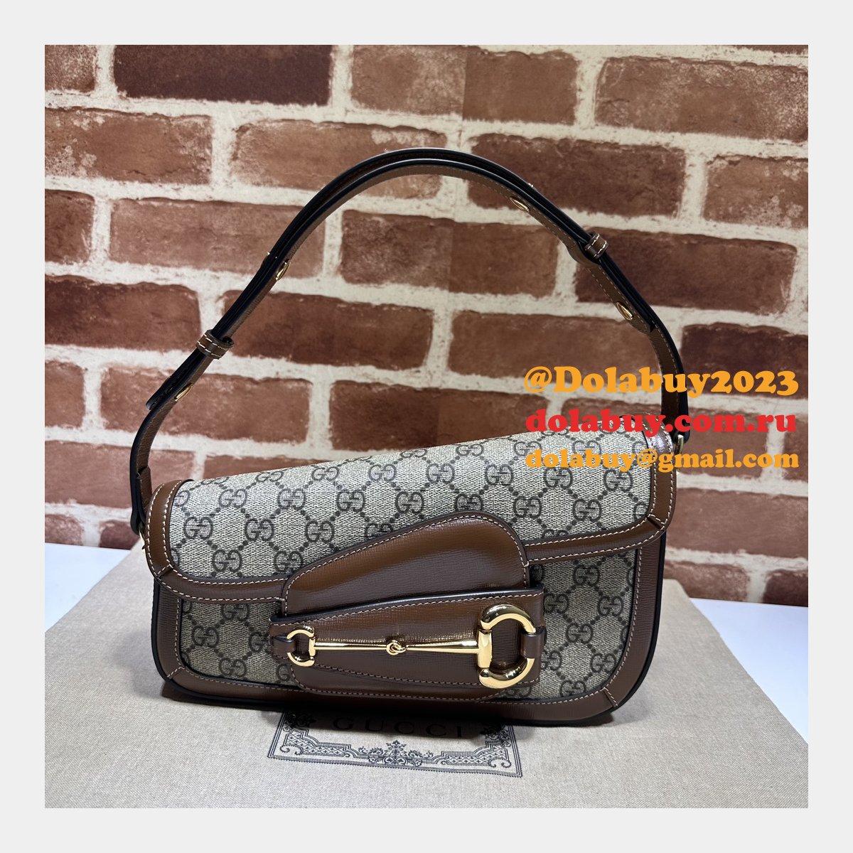 top quality 764155 horsebit shoulder 1955 G*u*i inspired bag