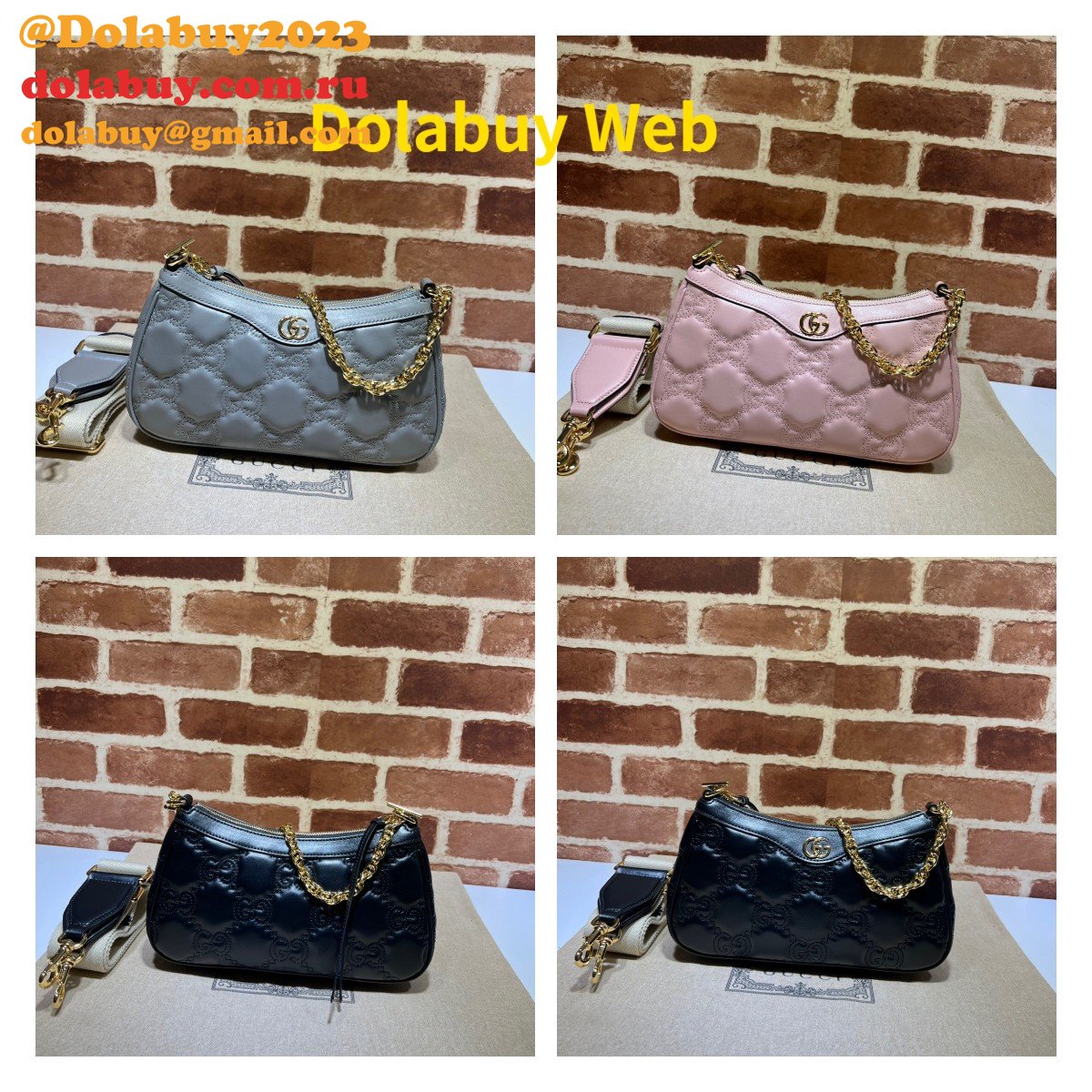 best G*u*i gg aaa+ matelassé luxury 735049 handbag
