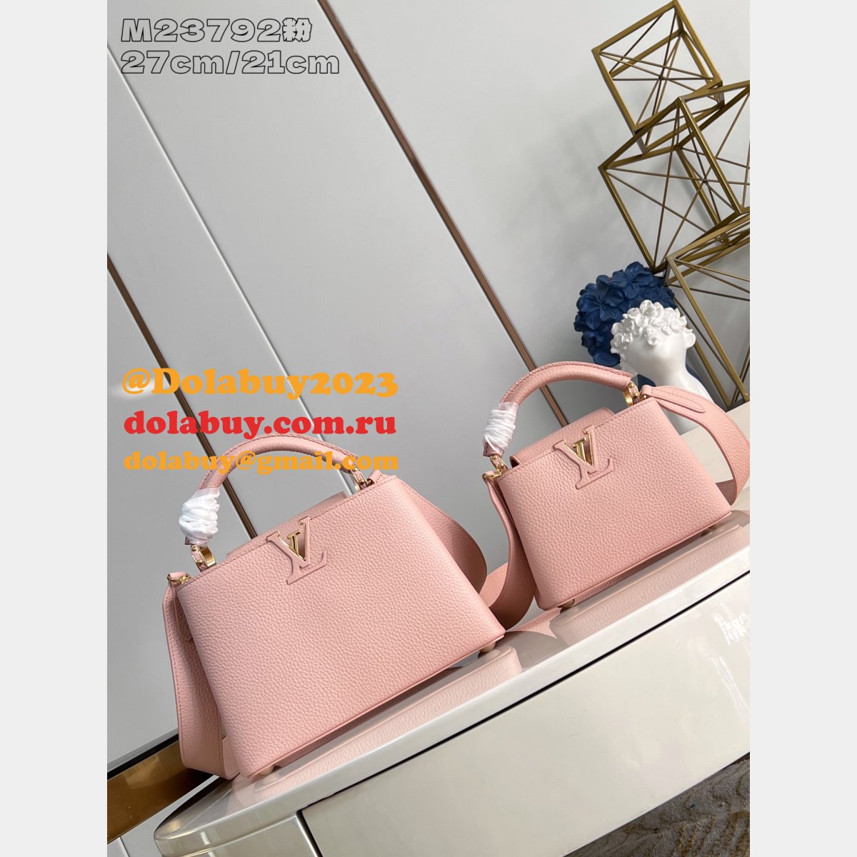 Replica Louis Vuitton Capucines BB Fashion Taurillon M23792 Bag