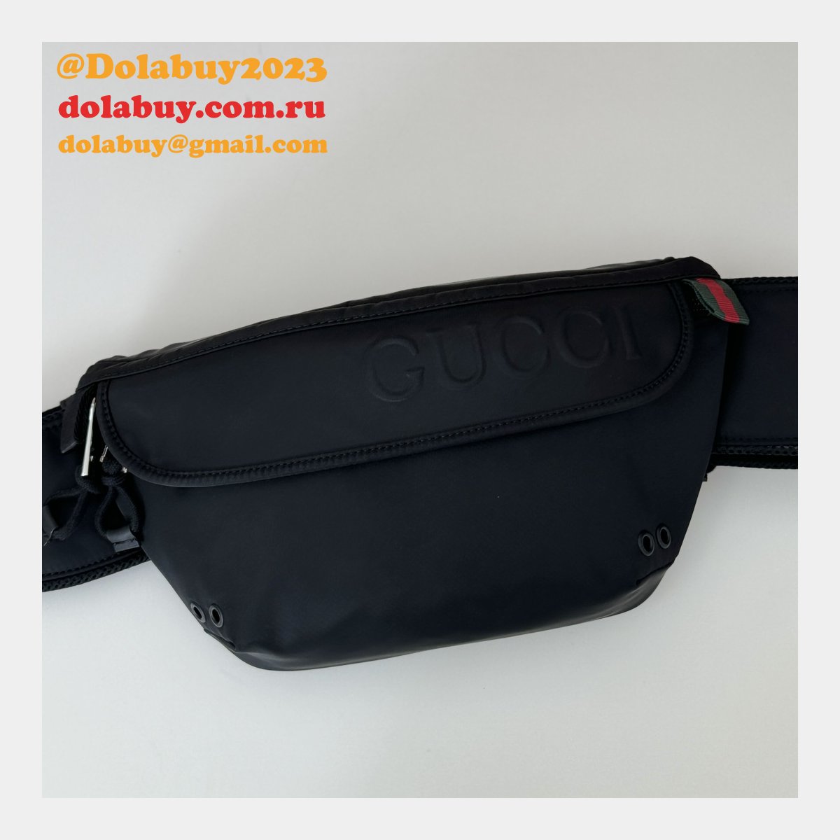backpacks gg belt bag ebony gg canvas 804262 copy G*u*i bag