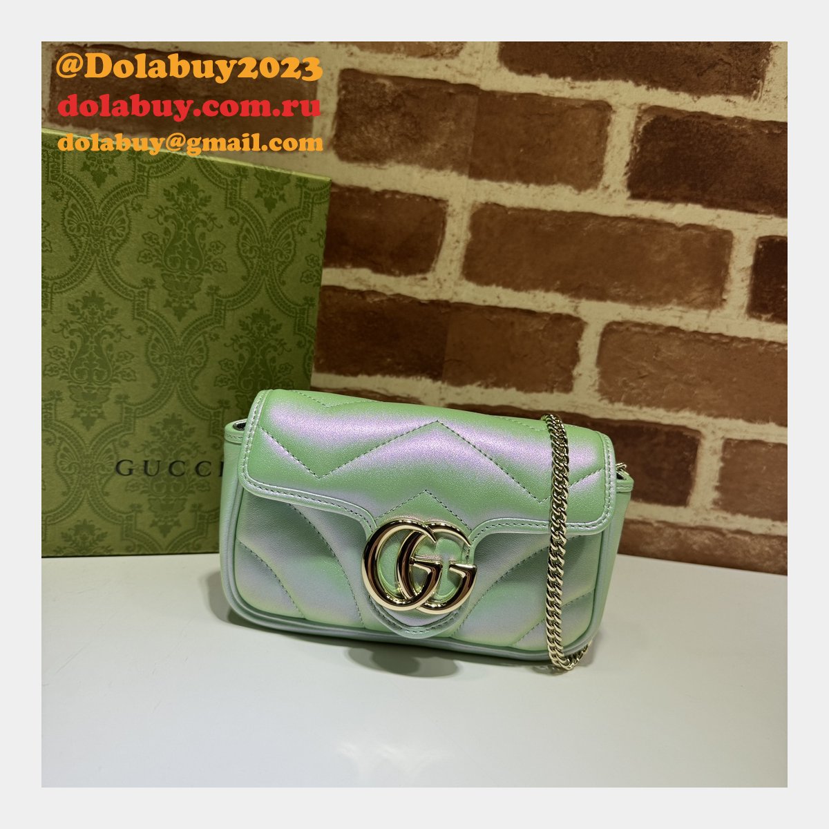 perfect 476433 gg marmont super G*u*i 7 star inspired bag