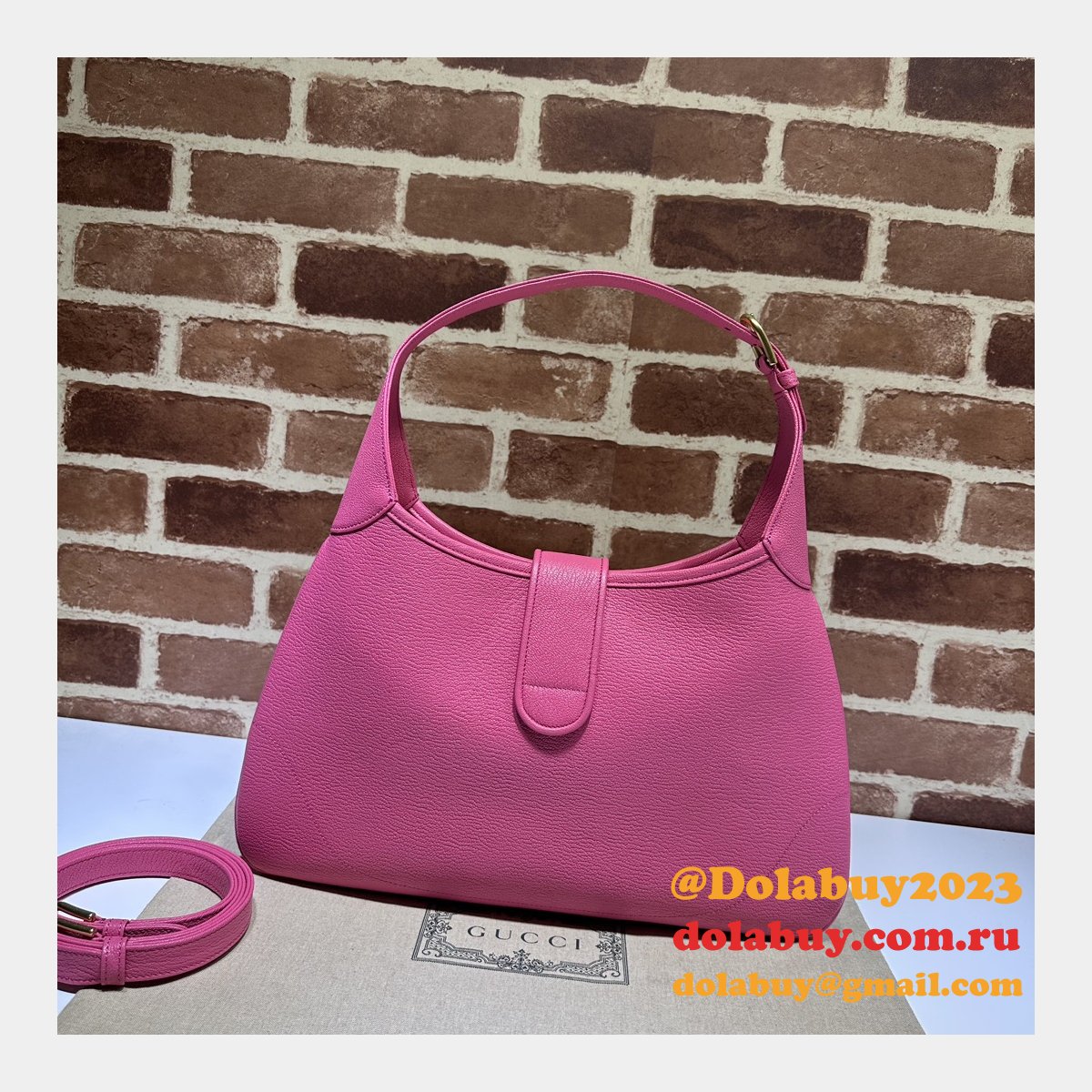 G*u*i inspired aphrodite half 726274 replica shoulder bag