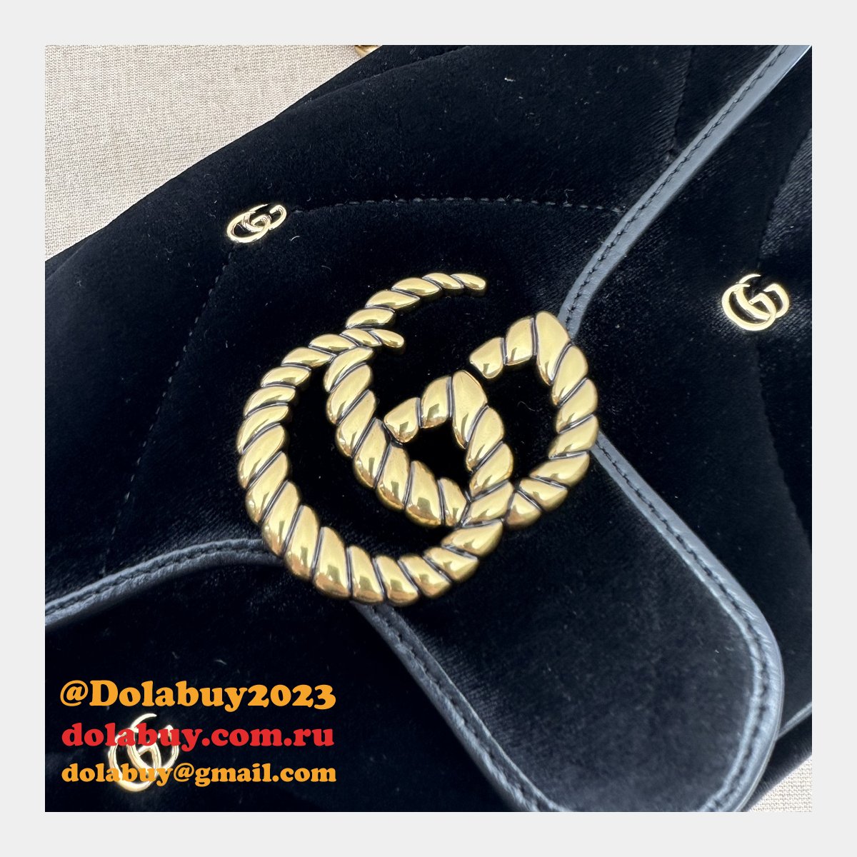 black velvet 443497 G*u*i gg marmont matelassé shilder replica bag