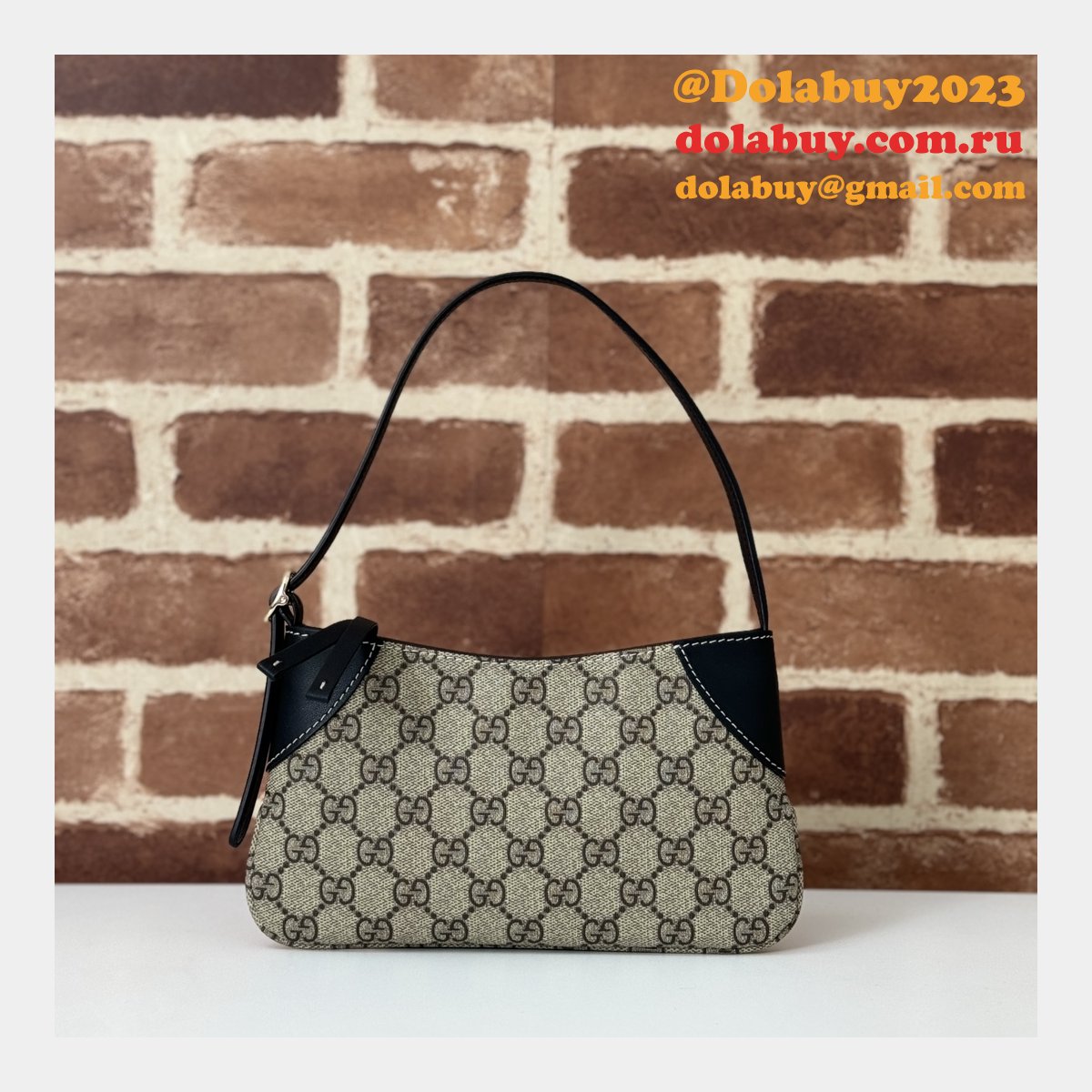 G*u*i 7 star gg emblem super mini shoulder 820696 designer bag