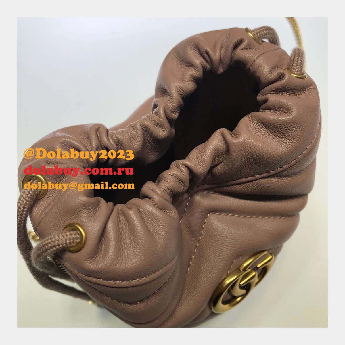 G*u*i replica 7 star gg marmont mini bucket 575163 bag
