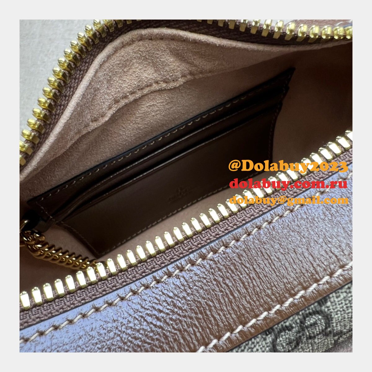 G*u*i replica designer interlocking g half-moon-shaped 726843 bag