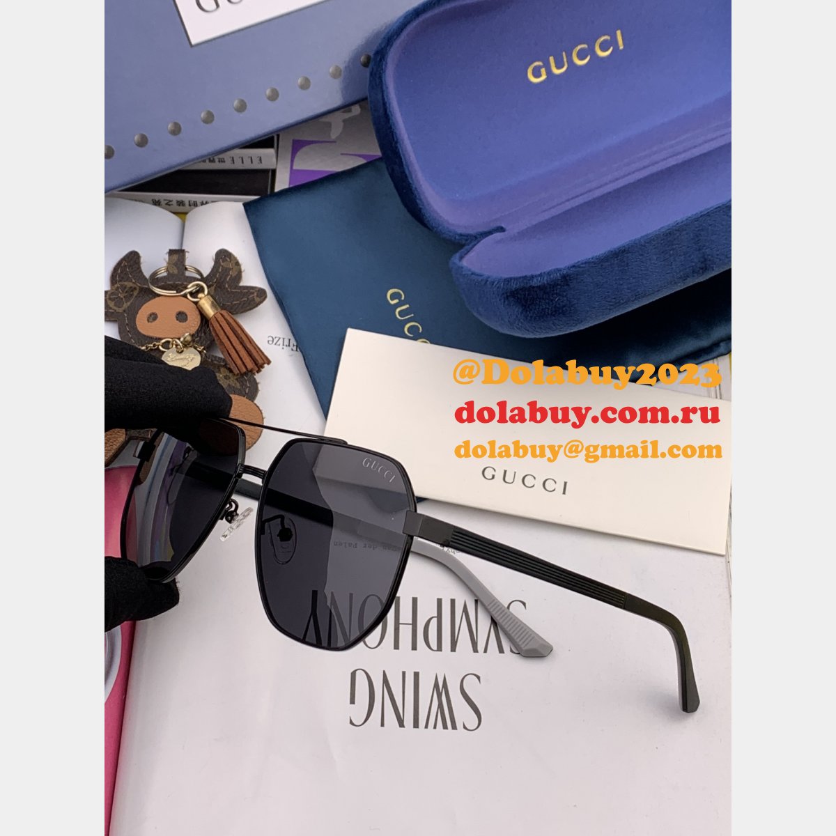 G*u*i high quality inspired g0502/7708/1731/1201 replica sunglasses