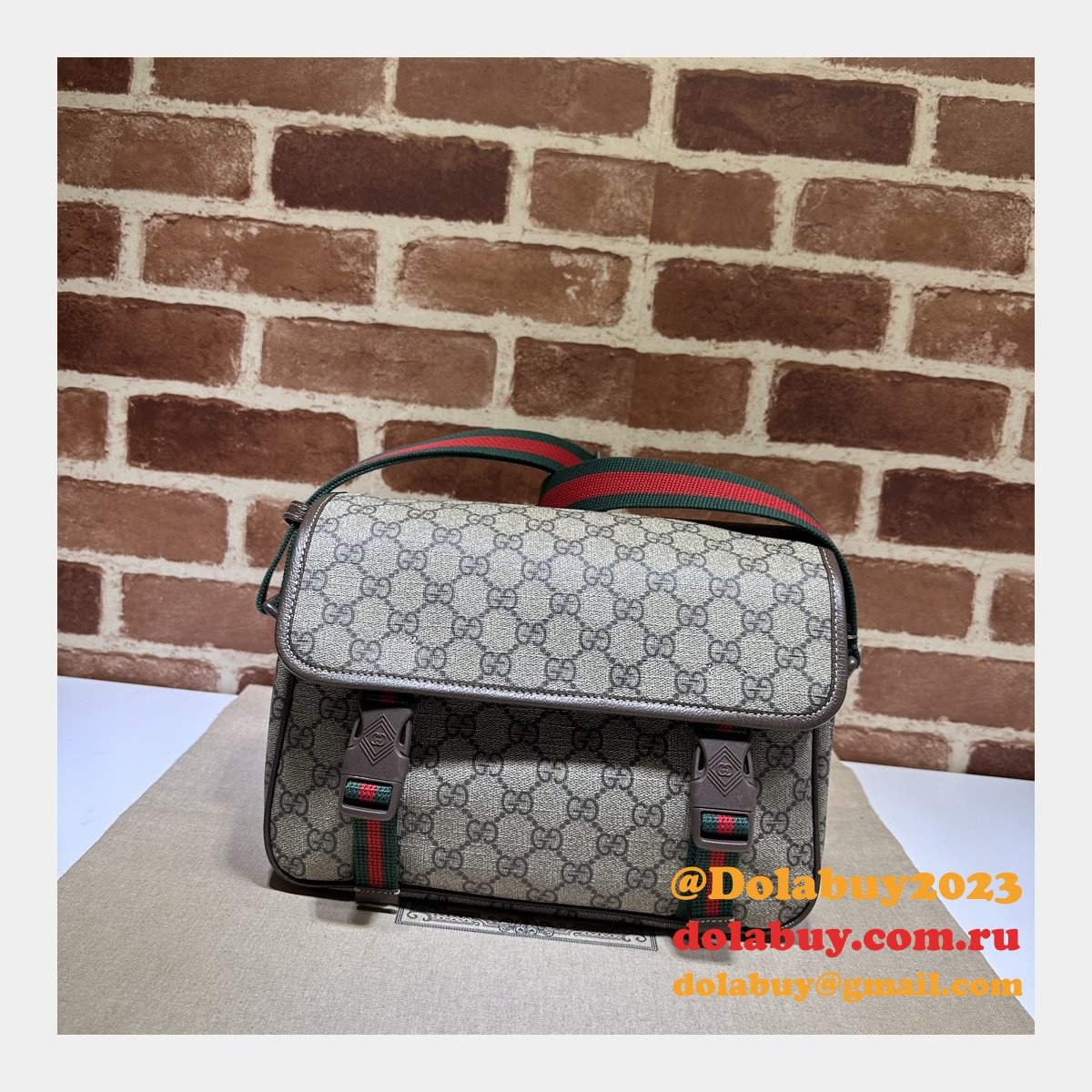 G*u*i designer 760123 mens messenger replica bag