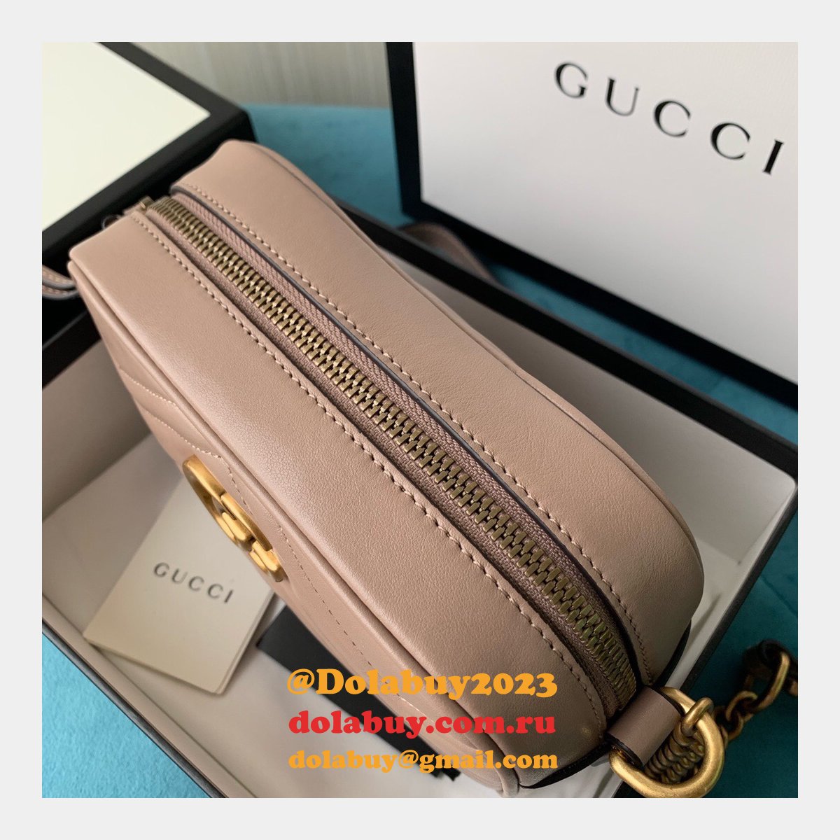 G*u*i replica gg marmont matelassé mini 448065 bag
