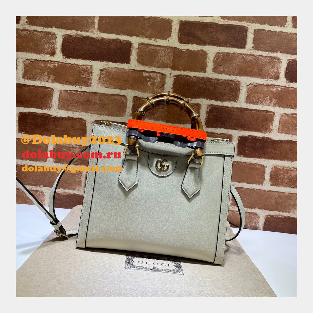 aaa replica designer G*u*i 660195 diana small tote leather handbags