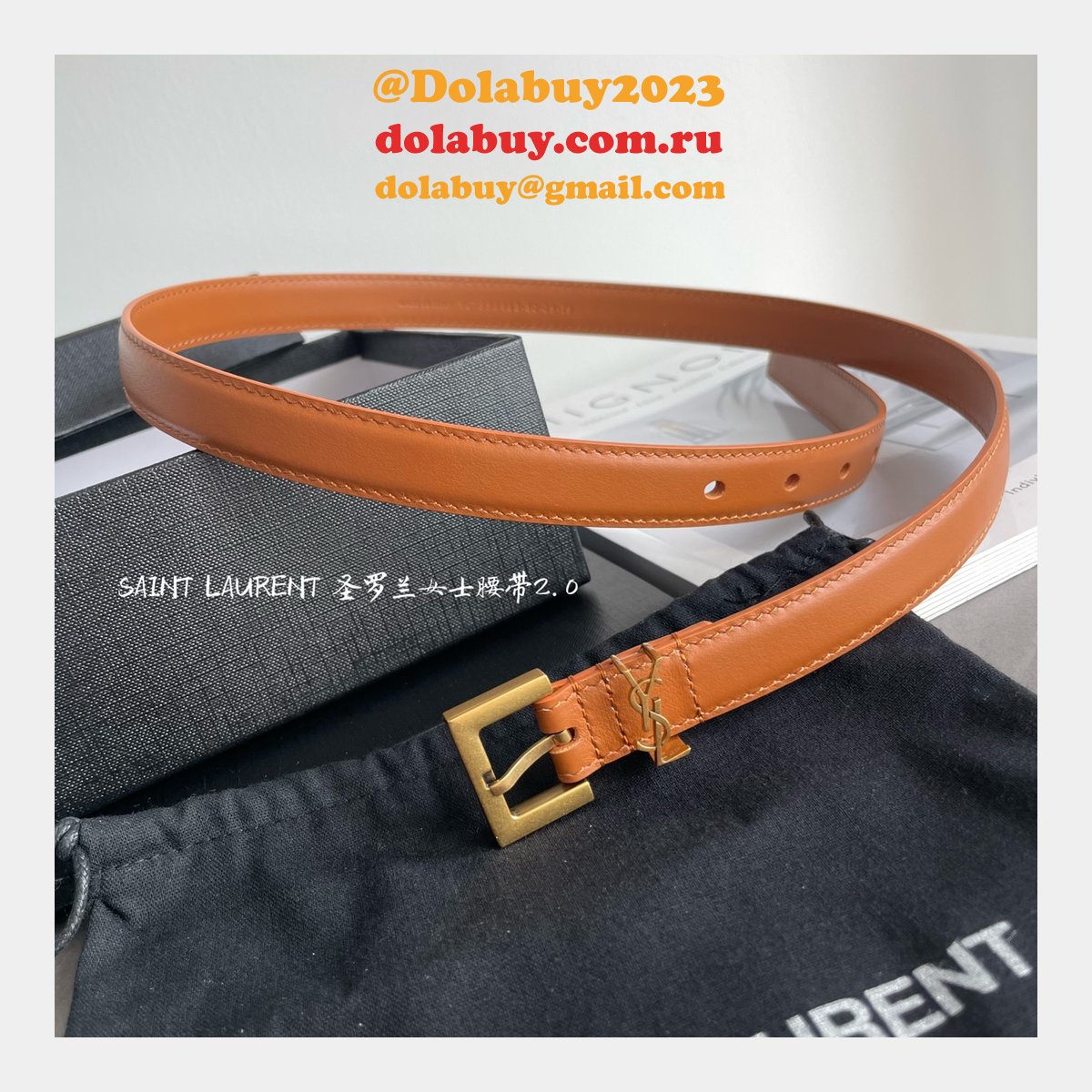 7 star best Sa1nt Lau*nt replicas belt for sale 20mm/30mm
