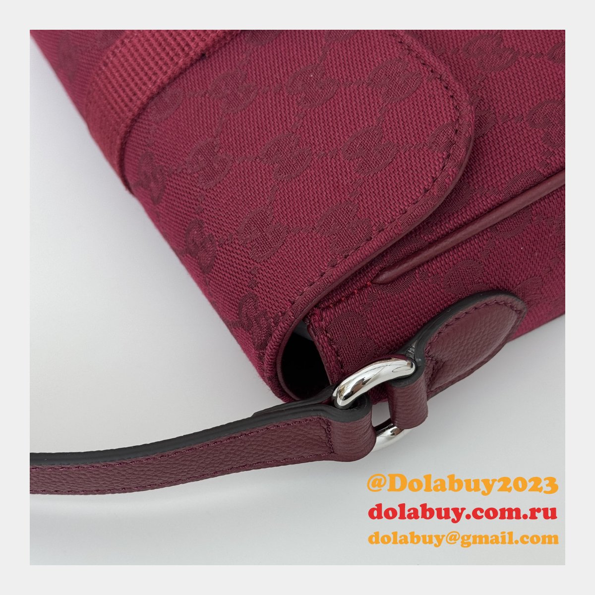 G*u*i duplicate mini gg crossbody 802100 top quality red bag