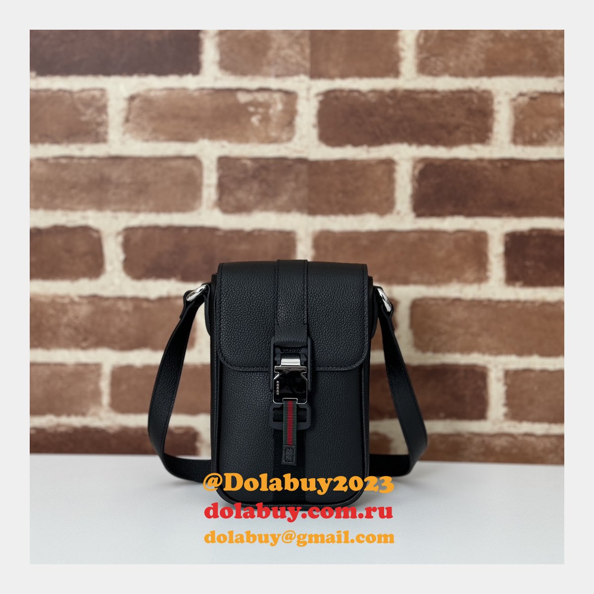high quality G*u*i 800312 super mens crossbody replica bag