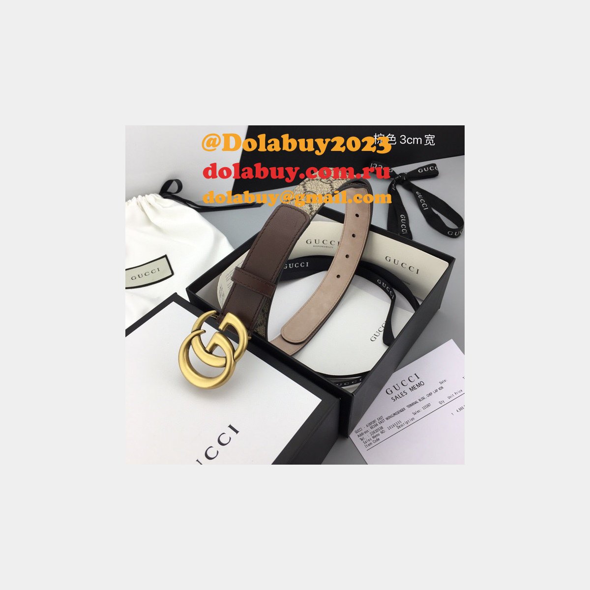 replica luxury G*u*i 3.0cm designer belts online store