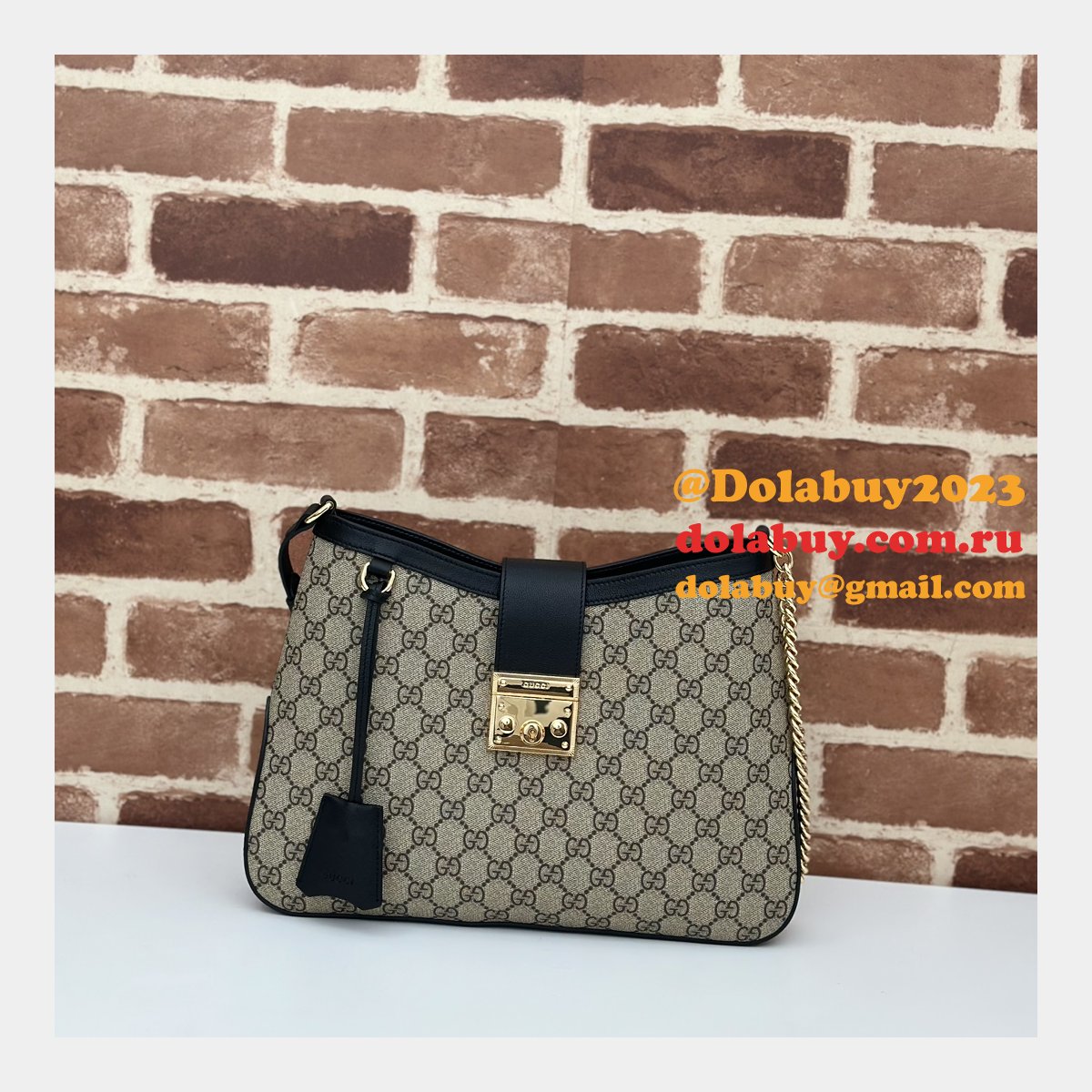 chain luxury best 795113 G*u*i padlock gg replicas shoulder bag