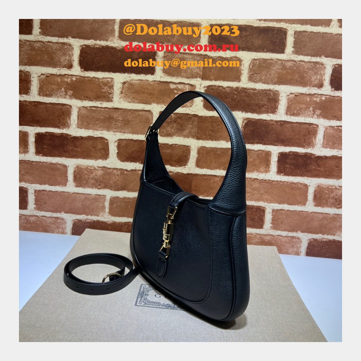 best quality fake G*u*i 636709 jackie 1961 natural grain bag