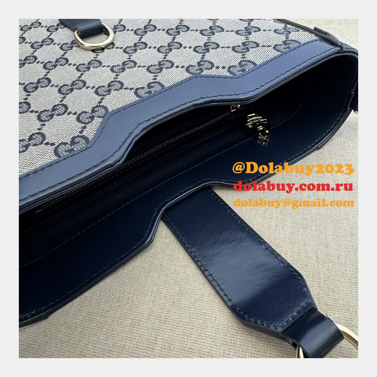 G*u*i 7 star 782911 original bucket shoulder fake bag