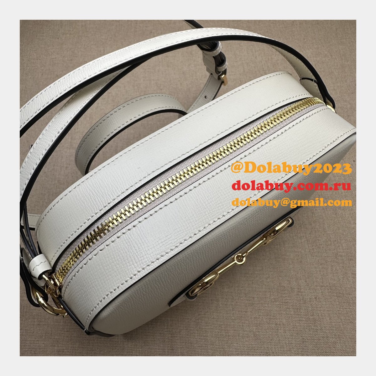 knockoff G*u*i designer horsebit 1955 760196 shoulder bag