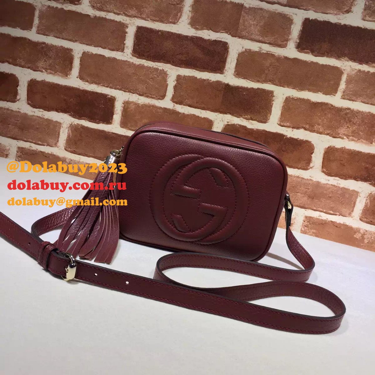 aaa+ G*u*i replicas soho small leather disco 308364 bag