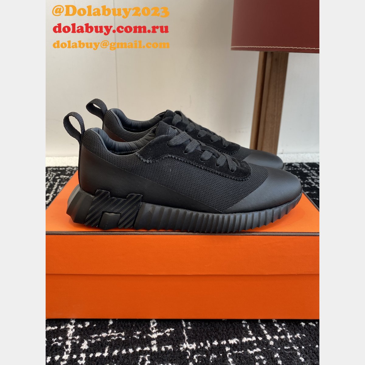 Perfect Hermes Bouncing Sneaker