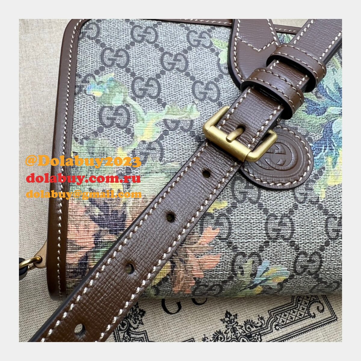 the highest quality fake G*u*i 671620 shoulder bag with interlocking g