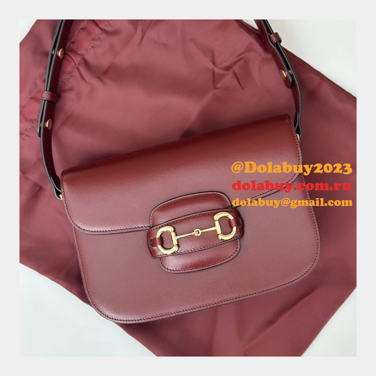 gg supreme duplicate G*u*i 1955 horsebit shoulder 602204 bag