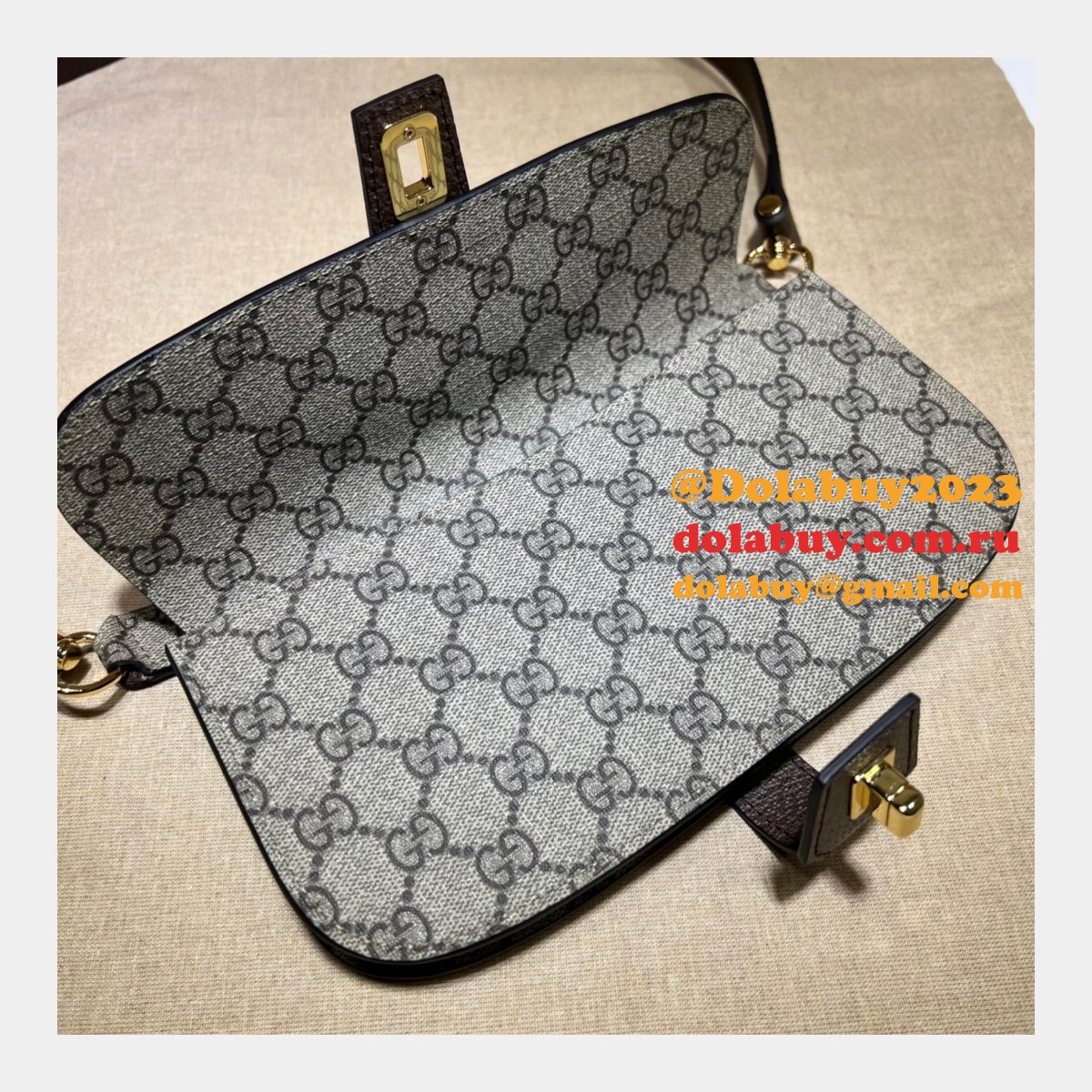 shipping G*u*i the best fake 718154 blondie belt bag